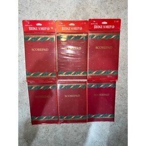 New Vintage Bridge ScorePads 6 Total 144 Sheets Total